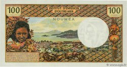 100 Francs NEW CALEDONIA  1972 P.63b AU+