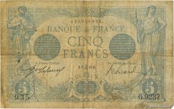 5 Francs BLEU FRANCE  1915 F.02.34 pr.TB