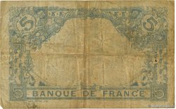 5 Francs BLEU FRANCIA  1915 F.02.34 RC+