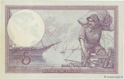 5 Francs FEMME CASQUÉE FRANCIA  1918 F.03.02a SPL
