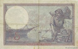 5 Francs FEMME CASQUÉE FRANCE  1921 F.03.05 F+