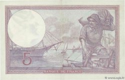 5 Francs FEMME CASQUÉE FRANKREICH  1922 F.03.06 VZ