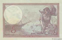 5 Francs FEMME CASQUÉE FRANCIA  1933 F.03.17 AU+