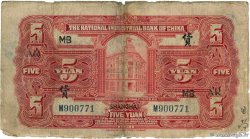5 Yuan CHINE Shanghai 1931 P.0532a B