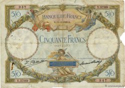 50 Francs LUC OLIVIER MERSON FRANCE  1929 F.15.03 B