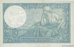 10 Francs MINERVE modifié FRANCIA  1939 F.07.09 EBC