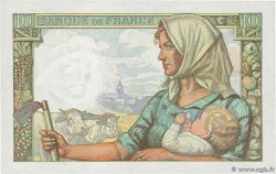 10 Francs MINEUR FRANKREICH  1942 F.08.04 fST+