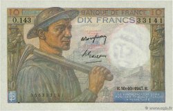 10 Francs MINEUR FRANCE  1947 F.08.18 pr.NEUF