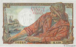 20 Francs PÊCHEUR FRANCIA  1945 F.13.10 q.FDC