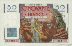 50 Francs LE VERRIER FRANCE  1946 F.20.02 AU