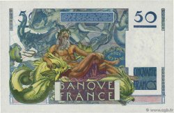 50 Francs LE VERRIER FRANCIA  1947 F.20.07 FDC