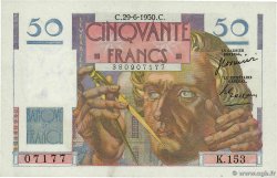 50 Francs LE VERRIER FRANCIA  1950 F.20.15 SPL+