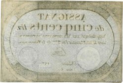 500 Livres FRANCE  1794 Ass.47a SUP