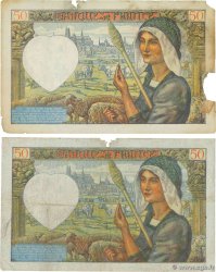 50 Francs JACQUES CŒUR Lot FRANCE  1942 F.19.20 B+