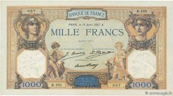 1000 Francs CÉRÈS ET MERCURE FRANCE  1927 F.37.01 SUP+