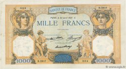 1000 Francs CÉRÈS ET MERCURE FRANKREICH  1937 F.37.10 SS