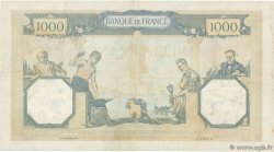 1000 Francs CÉRÈS ET MERCURE FRANCIA  1937 F.37.10 MBC