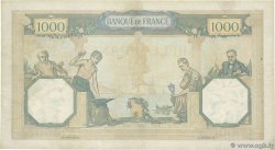 1000 Francs CÉRÈS ET MERCURE type modifié FRANCIA  1937 F.38.02 MBC