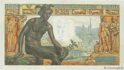 1000 Francs DÉESSE DÉMÉTER FRANKREICH  1942 F.40.10 fST+