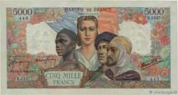 5000 Francs EMPIRE FRANÇAIS FRANCE  1946 F.47.55 XF-