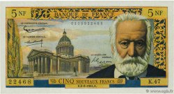 5 Nouveaux Francs VICTOR HUGO FRANCE  1961 F.56.06 SUP