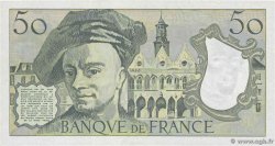 50 Francs QUENTIN DE LA TOUR FRANCIA  1992 F.67.18 q.FDC