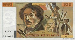 100 Francs DELACROIX FRANCIA  1978 F.68.01 SC+