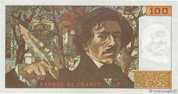 100 Francs DELACROIX FRANKREICH  1978 F.68.02 fST