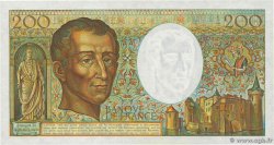 200 Francs MONTESQUIEU FRANKREICH  1981 F.70.01 ST