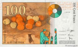 100 Francs CÉZANNE FRANCE  1998 F.74.02 NEUF