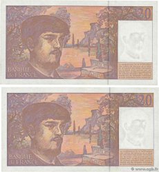 20 Francs DEBUSSY Modifié Consécutifs FRANCE  1997 F.66ter.02 SPL+