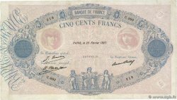 500 Francs BLEU ET ROSE FRANCE  1927 F.30.30 VF+