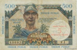 5NF sur 500 Francs TRÉSOR PUBLIC Numéro spécial FRANCE  1960 VF.37.01 pr.TTB