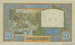 20 Francs TRAVAIL ET SCIENCE FRANCE  1941 F.12.20 VF