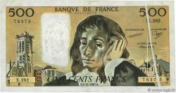 500 Francs PASCAL Fauté FRANCE  1987 F.71.37