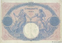 50 Francs BLEU ET ROSE FRANCIA  1914 F.14.27 BC