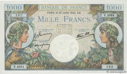 1000 Francs COMMERCE ET INDUSTRIE FRANCE  1944 F.39.12 AU