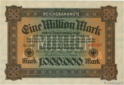 1 Million Mark GERMANY  1923 P.086a