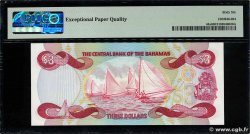 3 Dollars BAHAMAS  1974 P.44a ST