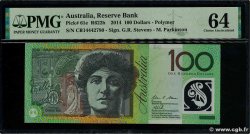 100 Dollars AUSTRALIA  2014 P.61e UNC-