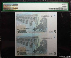 5 Euro Planche EUROPA  2002 P.01x fST+