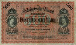 500 Mark GERMANY Dresden 1911 PS.0953b VF