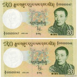 20 Ngultrum Remplacement BHUTAN  2006 P.30a UNC