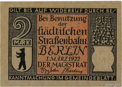 2 Mark ALLEMAGNE Berlin 1922 