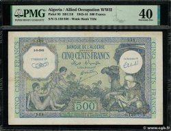 500 Francs ALGERIA  1943 P.093 VF+