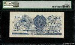100 Francs BURUNDI  1962 P.05 AU