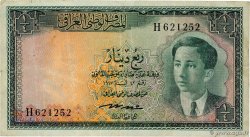 1/4 Dinar IRAK  1950 P.027 MBC