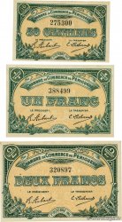 50 Centimes, 1 et 2 Francs Lot FRANCE Regionalismus und verschiedenen Périgueux 1916 JP.098.12-13-14