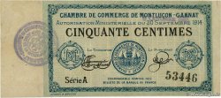 50 Centimes FRANCE regionalism and various Montluçon, Gannat 1914 JP.084.10 XF