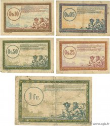 5 au 50 Centimes et 1 Franc Lot FRANCE régionalisme et divers  1918 JP.135.01 au 05 B à TB